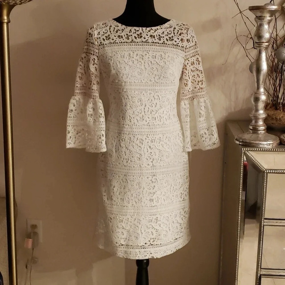 Lauren Ralph Lauren gorgeous lace dress size 2P NWT - Picture 4 of 9